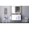 Castello Usa Nile 36" Wall Mounted Vanity With White Top AndAnd Black Handles CB-MC-36W-BL-2053-WH - alternate 6